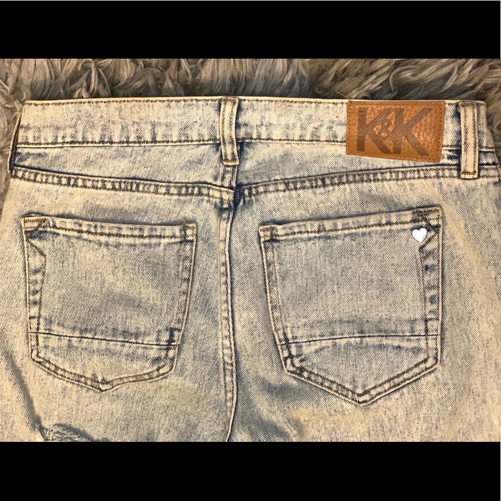 Kendall & Kylie distressed vintage jeans